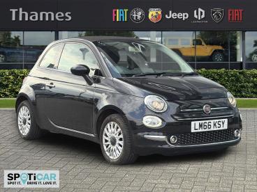SPOTICAR Fiat 500c 1.2 Lounge Dualogic Euro 6 (s/s) 2dr Used Car - Saloon Petrol Black - Slough - 1200620820_1