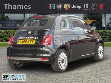 SPOTICAR Fiat 500c 1.2 Lounge Dualogic Euro 6 (s/s) 2dr Used Car - Saloon Petrol Black - Slough - 1200620820_3