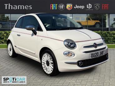 SPOTICAR Fiat 500c 1.2 Dolcevita Dualogic Euro 6 (s/s) 2dr Used Car - Saloon Petrol White - Slough - 1200620920_1