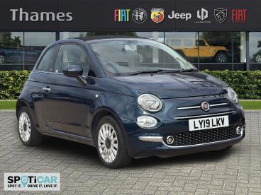 SPOTICAR Fiat 500c 1.2 Lounge Dualogic Euro 6 (s/s) 2dr Used Car - Saloon Petrol Blue - Slough - 1200621927_1