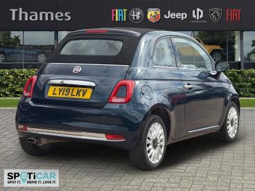 SPOTICAR Fiat 500c 1.2 Lounge Dualogic Euro 6 (s/s) 2dr Used Car - Saloon Petrol Blue - Slough - 1200621927_3