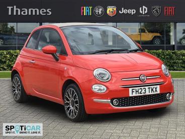 SPOTICAR Fiat 500c 1.0 Mhev Euro 6 (s/s) 2dr Used Car - Saloon Petrol Red - Slough - 1200622279_1