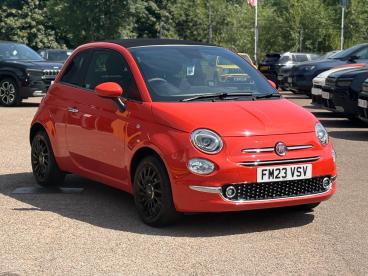 SPOTICAR Fiat 500c 1.0 Mhev Dolcevita Euro 6 (s/s) 2dr Used Car - Saloon Petrol Red - Leicester - 1200625304_1