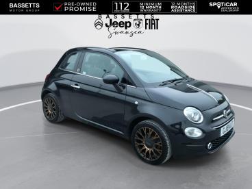 SPOTICAR Fiat 500c 1.2 120th Euro 6 (s/s) 2dr Used Car - Saloon Petrol Black - Swansea - 1200625328_2