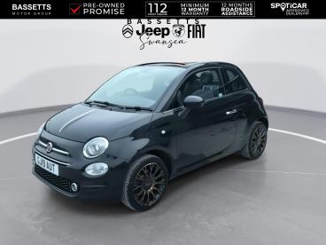SPOTICAR Fiat 500c 1.2 120th Euro 6 (s/s) 2dr Used Car - Saloon Petrol Black - Swansea - 1200625328_4