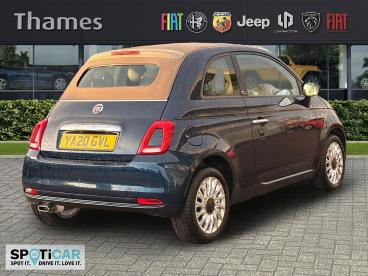 SPOTICAR Fiat 500c 1.2 Lounge Dualogic Euro 6 (s/s) 2dr Used Car - Saloon Petrol Blue - Slough - 1200631332_3