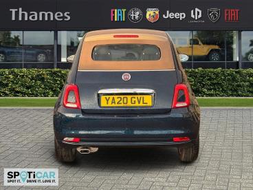 SPOTICAR Fiat 500c 1.2 Lounge Dualogic Euro 6 (s/s) 2dr Used Car - Saloon Petrol Blue - Slough - 1200631332_5