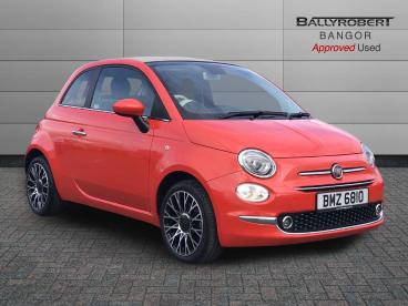 SPOTICAR Fiat 500c 1.0 Mhev Top Euro 6 (s/s) 2dr Used Car - Saloon Petrol Orange - Bangor - 1200636609_1