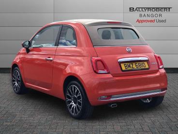 SPOTICAR Fiat 500c 1.0 Mhev Top Euro 6 (s/s) 2dr Used Car - Saloon Petrol Orange - Bangor - 1200636609_2