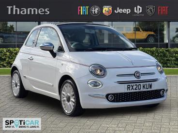 SPOTICAR Fiat 500c 1.2 Dolcevita Dualogic Euro 6 (s/s) 2dr Used Car - Saloon Petrol White - Slough - 1200639993_1