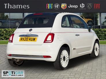 SPOTICAR Fiat 500c 1.2 Dolcevita Dualogic Euro 6 (s/s) 2dr Used Car - Saloon Petrol White - Slough - 1200639993_3