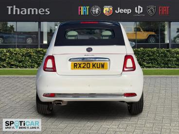 SPOTICAR Fiat 500c 1.2 Dolcevita Dualogic Euro 6 (s/s) 2dr Used Car - Saloon Petrol White - Slough - 1200639993_5