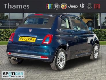 SPOTICAR Fiat 500c 1.0 Mhev Dolcevita Euro 6 (s/s) 2dr Used Car - Saloon Petrol Blue - Slough - 1200643376_3