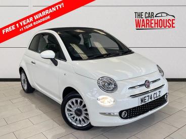 SPOTICAR Fiat 500c 1.0 Mhev Euro 6 (s/s) 2dr Used Car - Saloon Petrol White - Bridgend - 1200643444_1