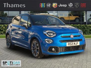SPOTICAR Fiat 500x 1.0 Firefly Turbo Sport Euro 6 (s/s) 5dr Used Car - Suv Petrol Blue - Slough - 1200547477_1