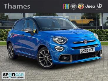 SPOTICAR Fiat 500x 1.0 Firefly Turbo Sport Euro 6 (s/s) 5dr Used Car - Suv Petrol Blue - Tunbridge Wells - 1200553705_1