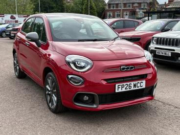 SPOTICAR Fiat 500x 1.5 Firefly Turbo Mhev Top Dct Euro 6 (s/s) 5dr Used Car - Suv Petrol Red - Leicester - 1200591732_1