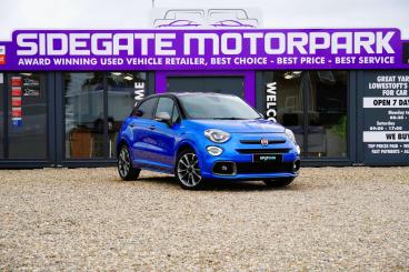 SPOTICAR Fiat 500x 1.0 Firefly Turbo Sport Euro 6 (s/s) 5dr Used Car - Suv Petrol Blue - Great Yarmouth - 1200598804_1