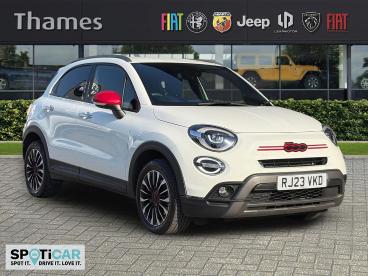 SPOTICAR Fiat 500x 1.5 Firefly Turbo Mhev Red Dct Euro 6 (s/s) 5dr Used Car - Suv Petrol White - Slough - 1200613634_1