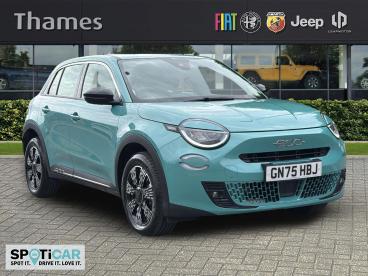 SPOTICAR Fiat 600 1.2 Mhev E-dct Euro 6 (s/s) 5dr Used Car - Suv Hybrid Blue - Tunbridge Wells - 1200593575_1
