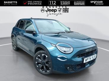 SPOTICAR Fiat 600 1.2 Mhev La Prima E-dct Euro 6 (s/s) 5dr Used Car - Suv Hybrid Green - Swansea - 1200630639_1