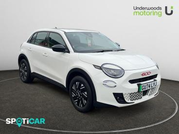 SPOTICAR Fiat 600e 54kwh Red Auto 5dr Used Car - Suv Electric White - Sudbury - 1200570374_1