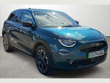 SPOTICAR Fiat 600e 54kwh La Prima Auto 5dr Used Car - Suv Electric Green - Eastbourne - 1200582634_1