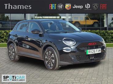 SPOTICAR Fiat 600e 54kwh Red Auto 5dr Used Car - Suv Electric Black - Slough - 1200591852_1