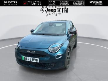 SPOTICAR Fiat 600e 54kwh La Prima Auto 5dr Used Car - Suv Electric Green - Swansea - 1200599440_3