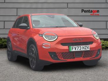 SPOTICAR Fiat 600e 54kwh La Prima Auto 5dr Used Car - Suv Electric Orange - Scunthorpe - 1200632235_1