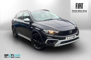 SPOTICAR Fiat Tipo 1.5 Firefly Turbo Mhev Garmin Dct Euro 6 (s/s) 5dr Used Car - Saloon Petrol Black - Slough - 1200566641_1