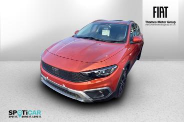 SPOTICAR Fiat Tipo 1.5 Firefly Turbo Mhev Cross Dct Euro 6 (s/s) 5dr Used Car - Saloon Petrol Orange - Slough - 1200573192_1