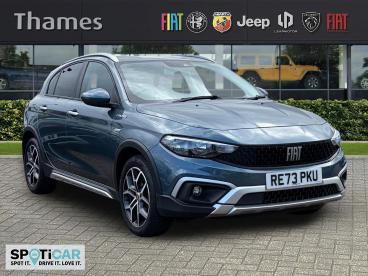 SPOTICAR Fiat Tipo 1.0 Cross Euro 6 (s/s) 5dr Used Car - Saloon Petrol Blue - Slough - 1200591845_1