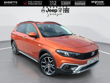 SPOTICAR Fiat Tipo 1.5 Firefly Turbo Mhev Cross Dct Euro 6 (s/s) 5dr Used Car - Saloon Petrol Orange - Swansea - 1200592287_1