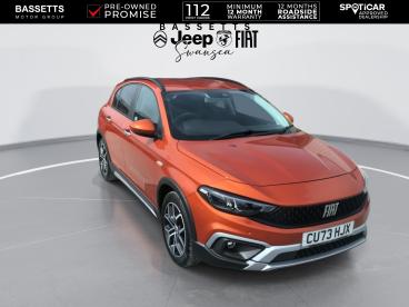 SPOTICAR Fiat Tipo 1.5 Firefly Turbo Mhev Cross Dct Euro 6 (s/s) 5dr Used Car - Saloon Petrol Orange - Swansea - 1200592287_2