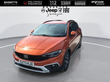 SPOTICAR Fiat Tipo 1.5 Firefly Turbo Mhev Cross Dct Euro 6 (s/s) 5dr Used Car - Saloon Petrol Orange - Swansea - 1200592287_3