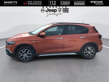 SPOTICAR Fiat Tipo 1.5 Firefly Turbo Mhev Cross Dct Euro 6 (s/s) 5dr Used Car - Saloon Petrol Orange - Swansea - 1200592287_5