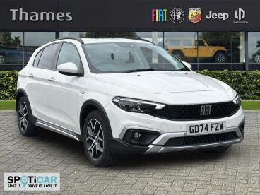 SPOTICAR Fiat Tipo 1.5 Firefly Turbo Mhev Cross Dct Euro 6 (s/s) 5dr Used Car - Saloon Petrol White - Tunbridge Wells - 1200593573_1