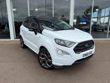 SPOTICAR Ford Ecosport 1.0t Ecoboost St-line Euro 6 (s/s) 5dr Used Car - Suv Petrol White - Boston - 1200545156_1