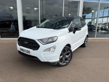 SPOTICAR Ford Ecosport 1.0t Ecoboost St-line Euro 6 (s/s) 5dr Used Car - Suv Petrol White - Boston - 1200545156_2