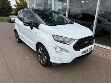 SPOTICAR Ford Ecosport 1.0t Ecoboost St-line Euro 6 (s/s) 5dr Used Car - Suv Petrol White - Boston - 1200545156_5