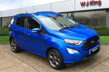 SPOTICAR Ford Ecosport 1.0t Ecoboost St-line Euro 6 (s/s) 5dr Used Car - Suv Petrol Blue - Farningham - 1200551581_1