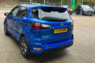 SPOTICAR Ford Ecosport 1.0t Ecoboost St-line Euro 6 (s/s) 5dr Used Car - Suv Petrol Blue - Farningham - 1200551581_2