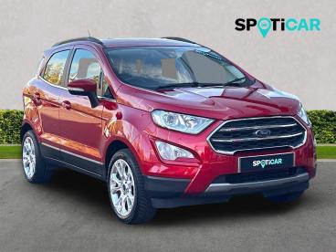 SPOTICAR Ford Ecosport 1.0t Ecoboost Titanium Euro 6 (s/s) 5dr Used Car - Suv Petrol Red - Dumfries - 1200551798_1