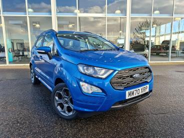 SPOTICAR Ford Ecosport 1.0t Ecoboost St-line Euro 6 (s/s) 5dr Used Car - Suv Petrol Blue - Boston - 1200555844_1