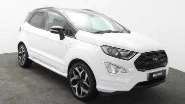SPOTICAR Ford Ecosport 1.0t Ecoboost St-line Euro 6 (s/s) 5dr Used Car - Suv Petrol White - Truro - 1200563719_1