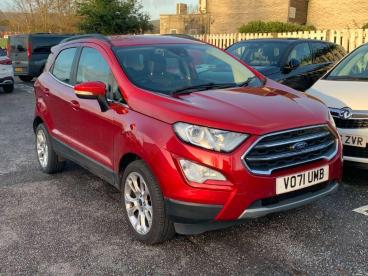 SPOTICAR Ford Ecosport 1.0t Ecoboost Titanium Euro 6 (s/s) 5dr Used Car - Suv Petrol Red - Tiverton - 1200575091_1