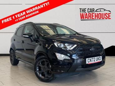 SPOTICAR Ford Ecosport 1.0t Ecoboost St-line Euro 6 (s/s) 5dr Used Car - Suv Petrol Black - Bridgend - 1200582075_1