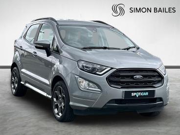 SPOTICAR Ford Ecosport 1.0t Ecoboost St-line Euro 6 (s/s) 5dr Used Car - Suv Petrol Silver - Stockton On Tees - 1200585893_1
