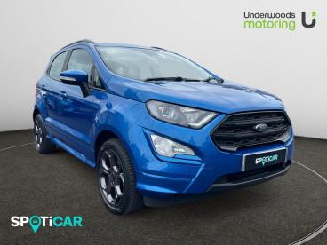 SPOTICAR Ford Ecosport 1.0t Ecoboost St-line Euro 6 (s/s) 5dr Used Car - Suv Petrol Blue - Clacton-on-sea - 1200590478_1